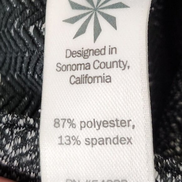 Athleta Leggings Small Herringbone‎ Metro High Waisted Black Gray Stretch 349156 - Picture 8 of 12